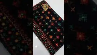 So beautiful and trendy handmade ladies Chadar design