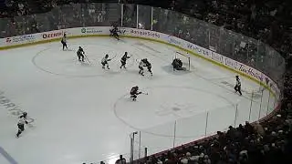 Montreal Victoire's Ann-Ren&eacute;e Desbiens makes a breakaway save vs. Ottawa Charge's Emily Clark 1/24