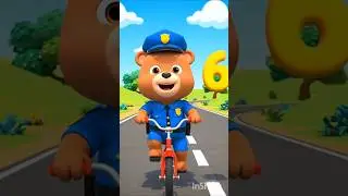 Police Counting Song 🚓 | Learn Numbers 1&ndash;10 | Kids Rhymes