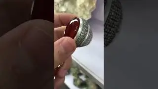 Available Big Agate (Aqeeq) in Heavy hand Made Silver Ring #mirgemstone #agate #gemstone