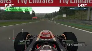 F1 2013 Gold Run at SPA