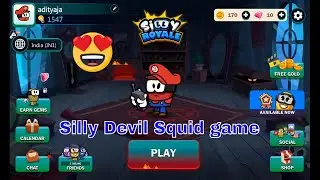 Silly royale squid game live in hindi 👹| Silly world squid game | Playing live squid game in silly