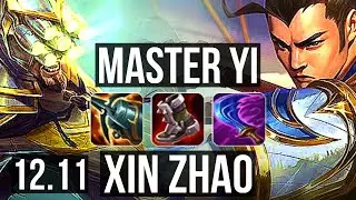 YI vs XIN (JNG) | 11/1/7, Legendary, 400+ games, Rank 13 Yi | EUW Master | 12.11