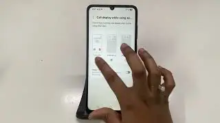 How to Customize Calling Display in Samsung Galaxy A07 4G?