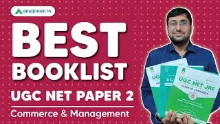 UGC NET Paper 2 Booklist | Commerce & Management | UGC NET JRF June 2022