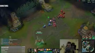 kayle 1v9 smurfing in plat
