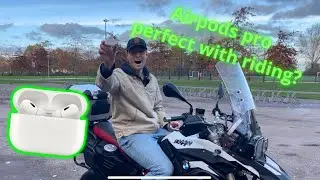 Apple Airpods pro on a motorcycle - a full review. 