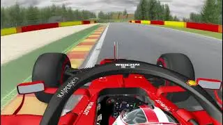 rFactor | F1 2019 CHT | Leclerc Pole Lap Belgium