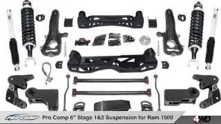 Pro Comp 6 Inch Stage I&II Suspension for Ram 1500