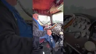 Hank Cosper Driving His 359 Peterbilt Old Yeller