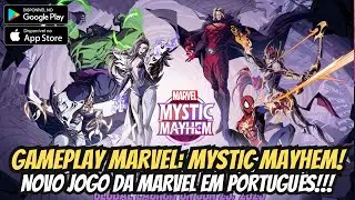 ⭐GAMEPLAY MARVEL MYSTIC MAYHEM NEW OFFICIAL IDLE RPG GAME WITH AMAZING GRAPHICS IN PORTUGUESE!!!⭐