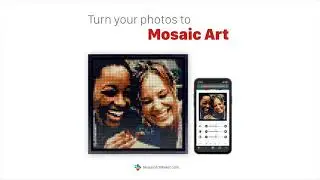 Turn your photos into Brick Mosaic Art | Mosaic Maker Lego Art photobrick mozabrick