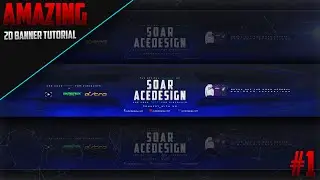 EASY Professional 2D Banner | Tutorial | Photoshop | #1