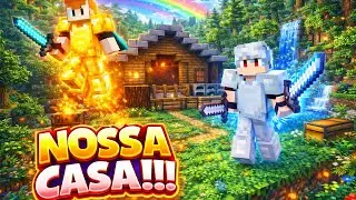 Nossa Primeira Casa de Verdade no Minecraft  -  Ep.5