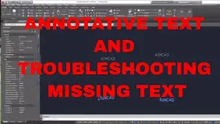 Annotative Text in AutoCAD