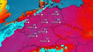 Bis 39 Grad m&ouml;glich! Extreme Hitze flutet Deutschland