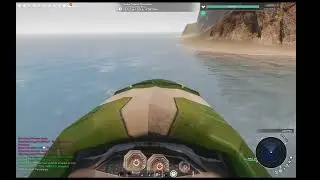 Flying and hunting trip from Port Atlantis on Planet Calypso
