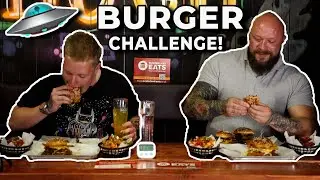 UFO Burger Challenge 🍔 @KyleVfood vs Tradesman
