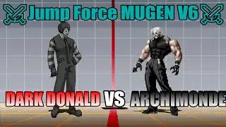 Dark Donald vs Archimonde | Jump Force MUGEN V6 Epic Battle