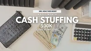 Magic Month Cash Stuffing | 2023 Emergency Fund Goal Met  | #cashstuffing | December No. 3 CATCH UP