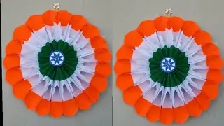 Independence Day Craft Ideas || DIY Tricolour Easy Wall Hanging Craft For Independence Day Decor