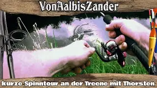 kurze Spinntour an der Treene mit Thorsten