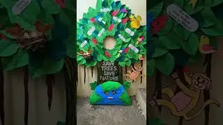 Save Trees Fancy Dress/ Trees Costume/ Banyan tree fancy dress  #shorts #youtubeshorts #diy