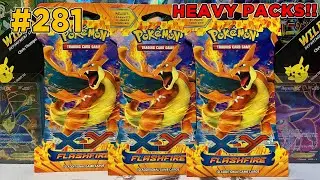 SECRET RARE PULLED! OPENING HEAVY PACKS XY FLASHFIRE POKEMON CARDS!