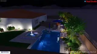 Cook Backyard Design Concept by Jim Sherlock at Presidential Pools