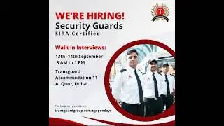 Security Guard Job And Salary In Dubai | #shorts #security #dubaijobs