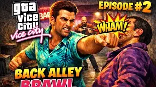 GTA Vice City Episode #2 😈 Back Alley Brawl | Epic Fight Mission #vicecity #gaming 