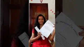 Unboxing My PG Certificate😱🥰|Kerala University Degree Certificate👩🏻&zwj;🎓 #keralauniversity #certificate