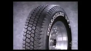 Goodyear Wrangler GSA 3 tires in one 30-second commercial (US, 1993)