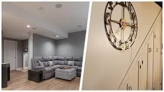 75 Mid-sized Basement With A Home Theater Design Ideas You'll Love 🔴
