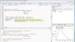 Scatterplot-for two numerical variable using ggplot2 in R