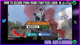 How to Secure Twitter (X) Login Linked In BGMI || Tamil #twittersecure#howtosecurebgmi #madbgmistore