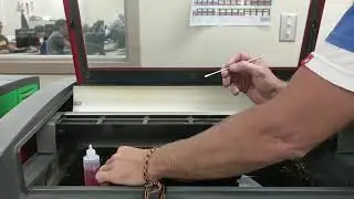 Laser mirror and lens cleaning