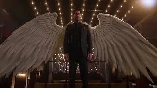 LUCIFER FINALE   LUCIFER SAVES CHLOE WITH HIS WINGS   YouTube