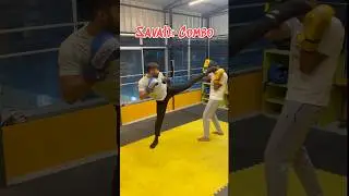 Savate Kickboxing Combo | Assault and Combat 🥊 #savate #assault #combat