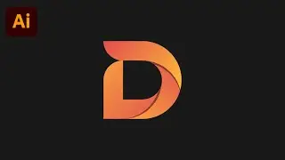 Cara membuat logo gradient inisial D di adobe illustrator | Part 3