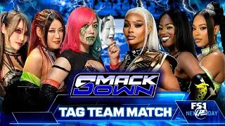 WWE SMACKDOWN Аска Иё Скай Кайри Сейн против Бьянки Белэйр Джейд Каргилл Наоми | Полный матч 22 н...