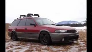 1997 Subaru Outback Photo Shoot - Lowered on WRX Suspension