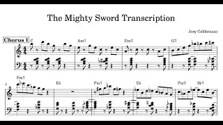 Branford Marsalis Quartet - The Might Sword Solo Transcription