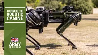 Testing of the Robotic Canine | British Army