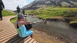 Recorriendo Islandia. Zona geotermal de Reykjadalur, en Hverager&eth;i  (14 de junio 2024)