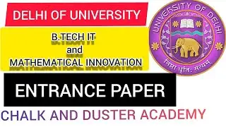 DU B.TECH IT AND MATHEMATICAL INNOVATION