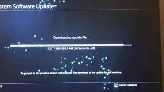PS4 system software update