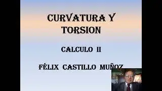 Curvatura y Torsión