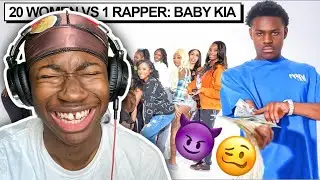 20 WOMEN VS 1 RAPPER: BABY KIA - REACTION