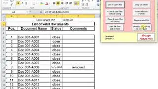 Create shortcut to a file, using excel macro.
